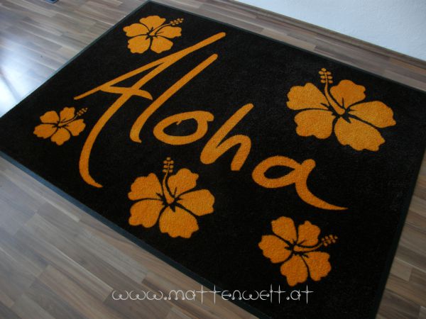 Logomatte Aloha